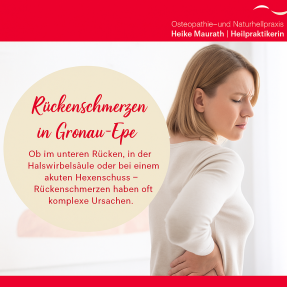 Rückenschmerzen Gronau - Schmerztherapie Gronau